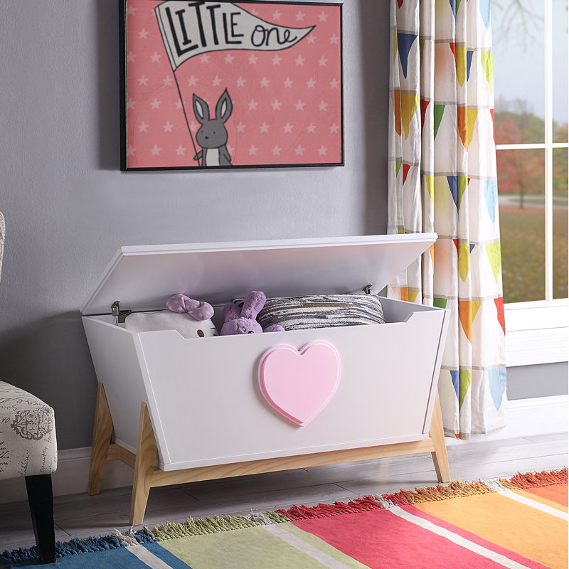 Commode Pershore, Blanc / rose