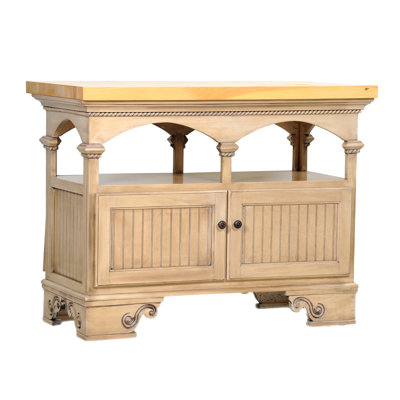 Foxworth Solid Wood Kitchen Island