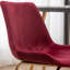 Chaise rembourrée en velours Jesamine-1697519380