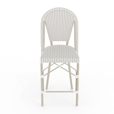 Martha Stewart Lily Pond All-Weather Stackable Patio Bistro Counter Stool by Martha Stewart