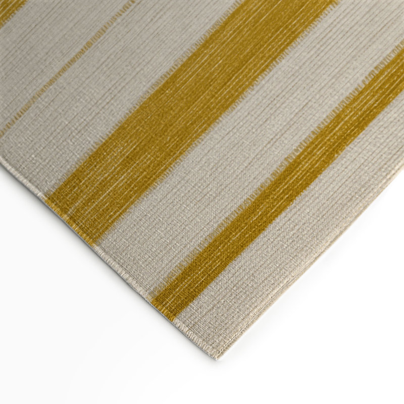 Tapis intérieur / extérieur beige HorizontalStripes, Rectangle 9 pi x 12 pi