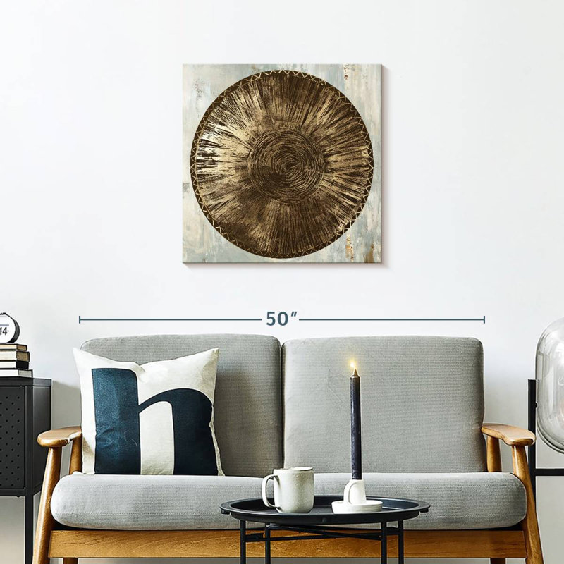 Avery Zulu Gold II, 24" H x 24" W