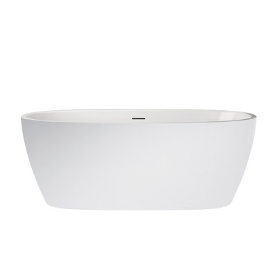 Everly 59.1'' x 31.5'' Soaking Acrylic Bathtub
