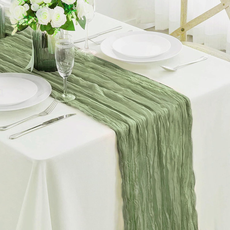 Chemin de table en gaze Cheesecloth