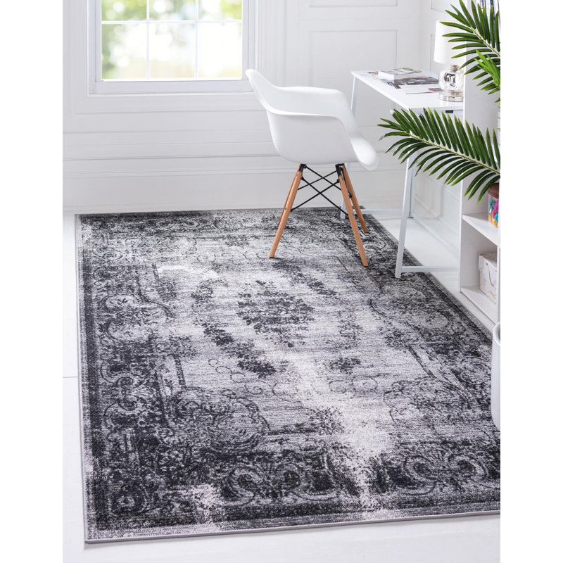 Clevinger Oriental Indoor Rug, Rectangle 7'1" x 10'