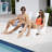 Step2 White Vero In-Water Pool Chair and Patio Lounger