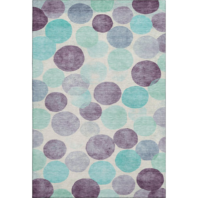 Premium Machine Washable Mayfield AMF1898 Geometric Rug