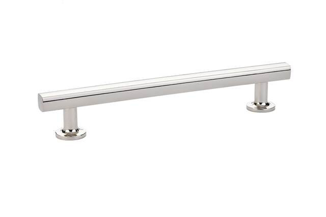 Trinity Bar Pull, Polished Nickel Lifetime, 6"