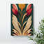 Art Deco Flower No.1 - Wrapped Canvas Print-1495616983