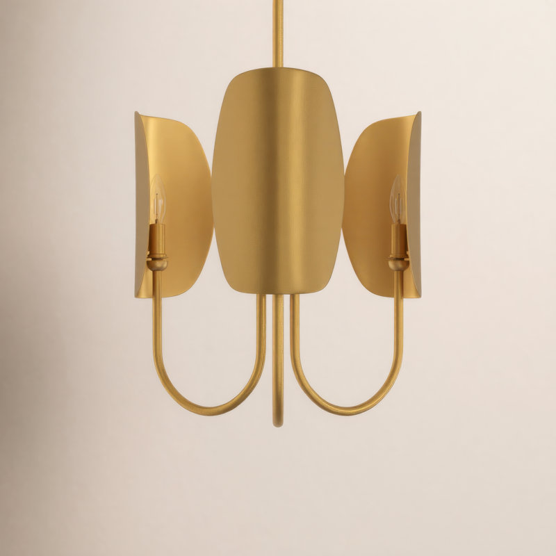 Calline 3 - Light Classic / Traditional Chandelier, Aged Gold