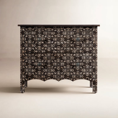 Americana 2-Drawer Oak Nightstand