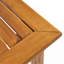Table de bar d'extérieur rectangulaire en bois d'acacia minimaliste - finition teck-936105373