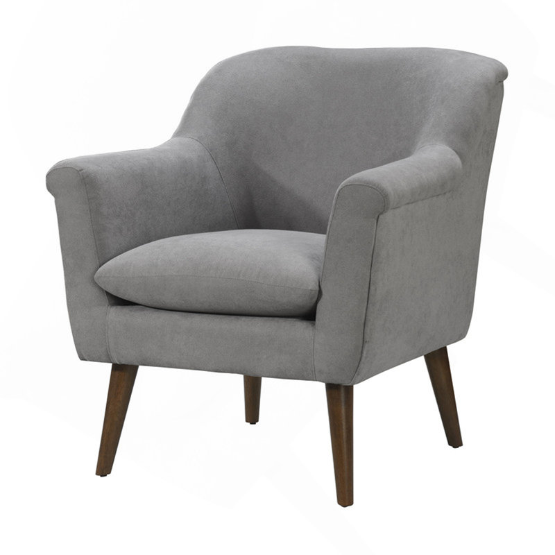 Fauteuil surdimensionné en tissu bleu sarcelle 31,5 po Aquamarine, Gris