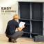 126.3 cm H Media Shelves