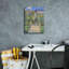 «The Artist’s Garden At Vétheuil» par Claude Monet, estampe numérique sur toile-87903257