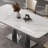 Rectangular Simple Faux Marble Dining Table Set-104254913