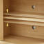 Meuble télé en forme de vague, buffet d'angle arrondi, armoire de rangement, console de télévision
