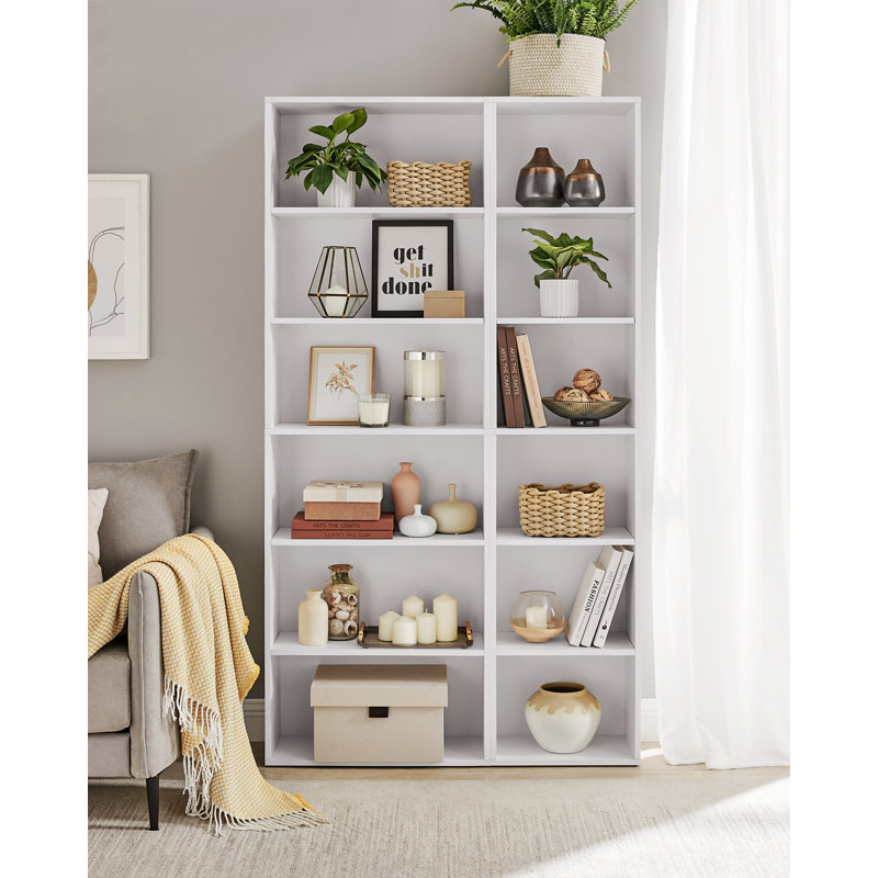 Pelak Bookcase, (6 Shelves) 178.5cm H x 60cm W x 24cm D, White