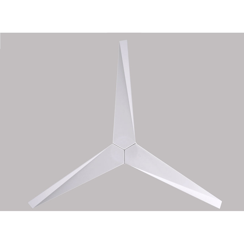 Eliza Outdoor Downrod Ceiling Fan, Gloss White, Gloss White