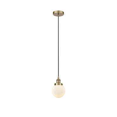 Luminaire suspendu simple à 1 lumière Frederick