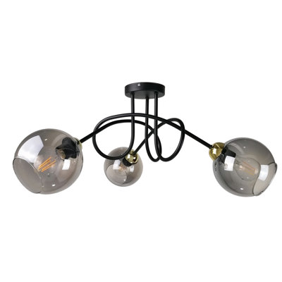 Chilhowee Glass Semi Flush Mount