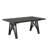 Cipolla Wood Finish 72"-90" Extendable Dining Table-630342283