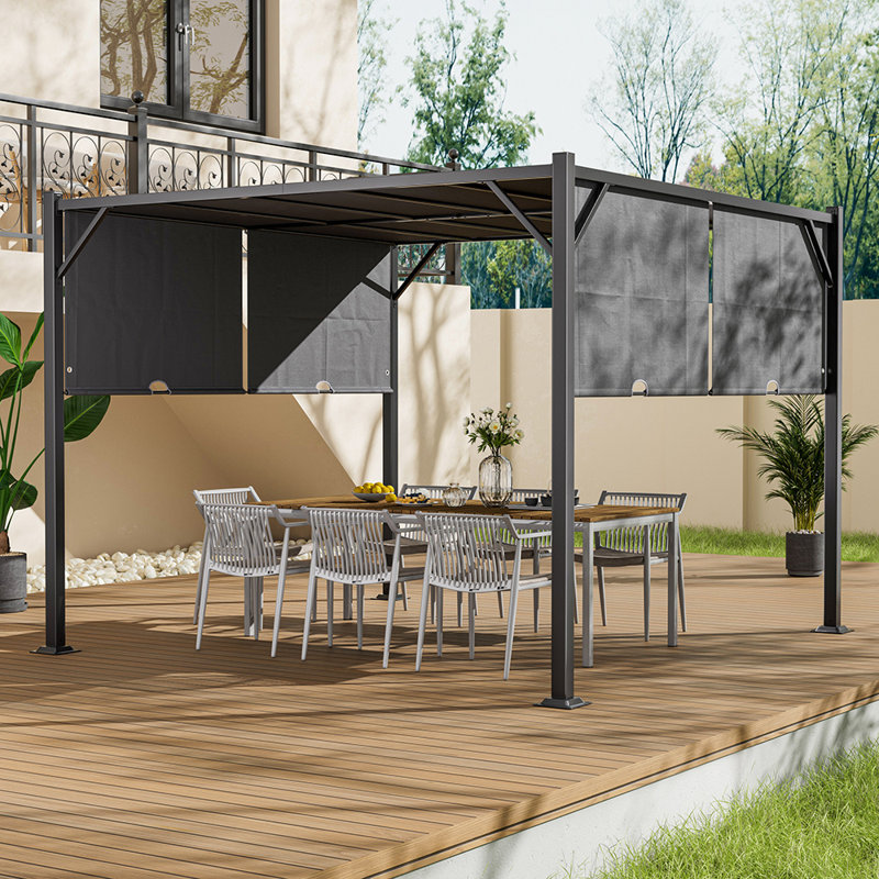 Canyla 3m x 3m Metal Pergola