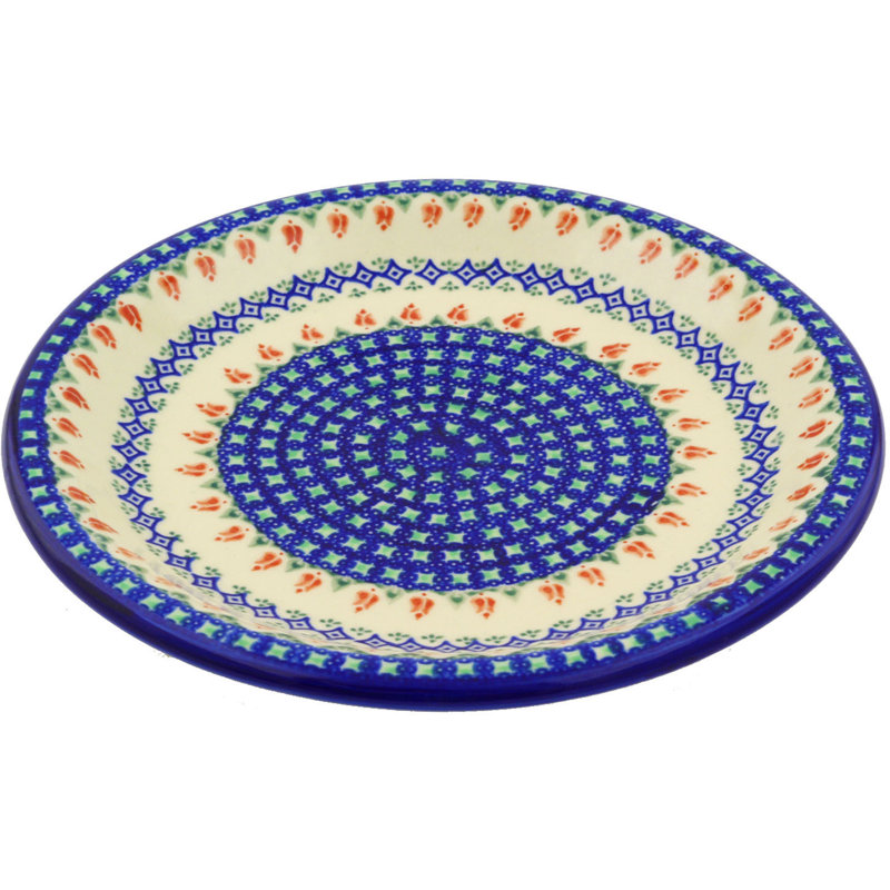 Polish Pottery 11" Stoneware Plate