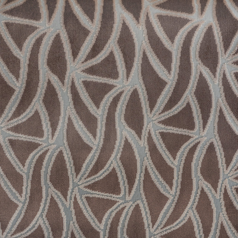 Avalon Multi-Pupose Abstract Cut Velvet Upholstery Fabric, Tudor Rose
