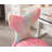 Tingley Kids 19.5'' Mermaid  Swivel Adjustable Height Kids Chair With 5 Wheels, Upholstered Velvet Activity Chair For Living Room, Stylish Kids Armchair-1165589218