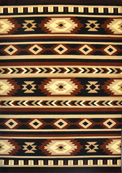 Tapis noir Ena, 3 pi x 5 pi