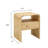 Rackerby Frame End Table with Storage