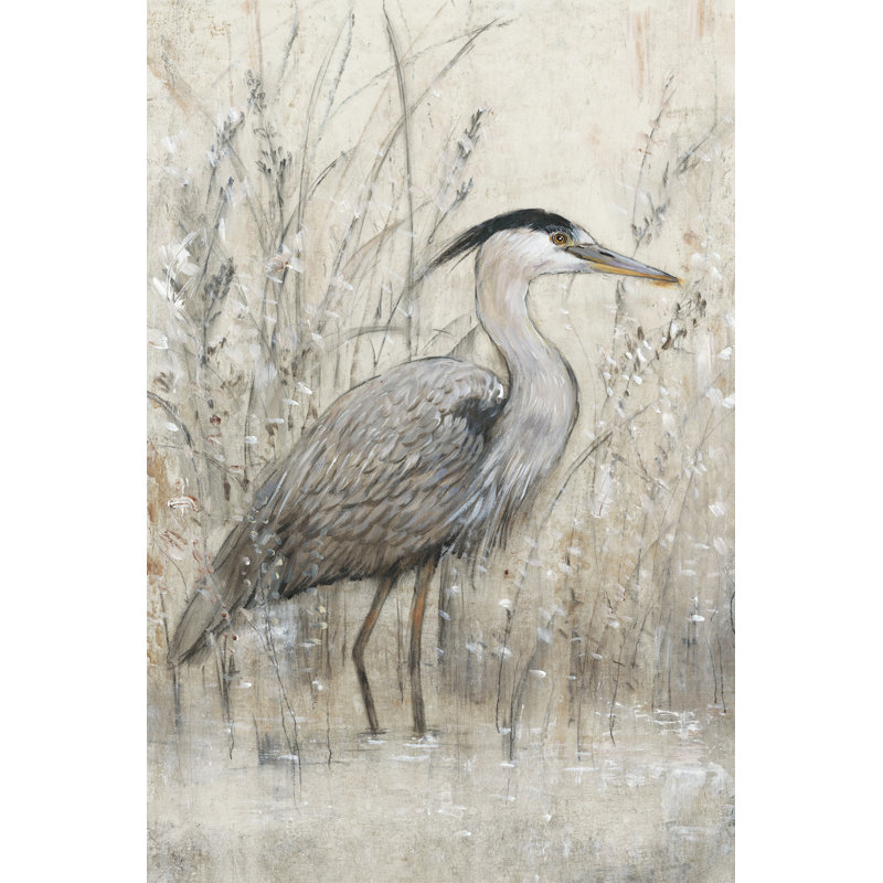 Hunt In Shallow Waters I by Tim OToole - Wrapped Canvas Painting, 46cm H x 30cm W x 3.8cm D
