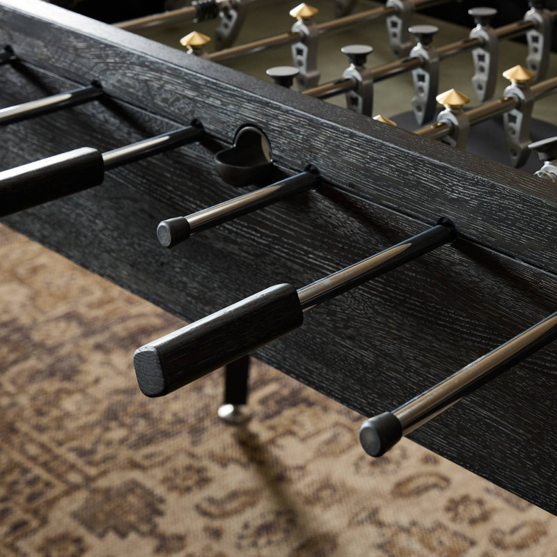 Foosball Table-Smoked Oak, Ebonized Oak