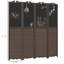 Paravent 4 panneaux pliable avec tableau noir, HOMcom-196778198