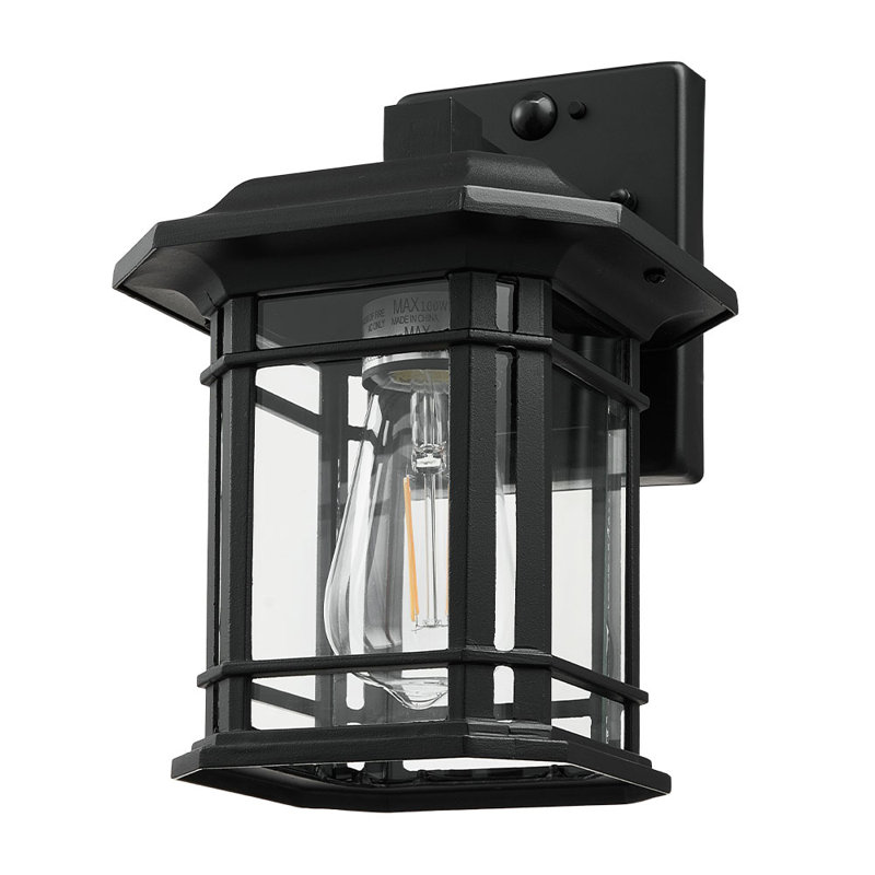 Silver Outdoor Wall Lantern