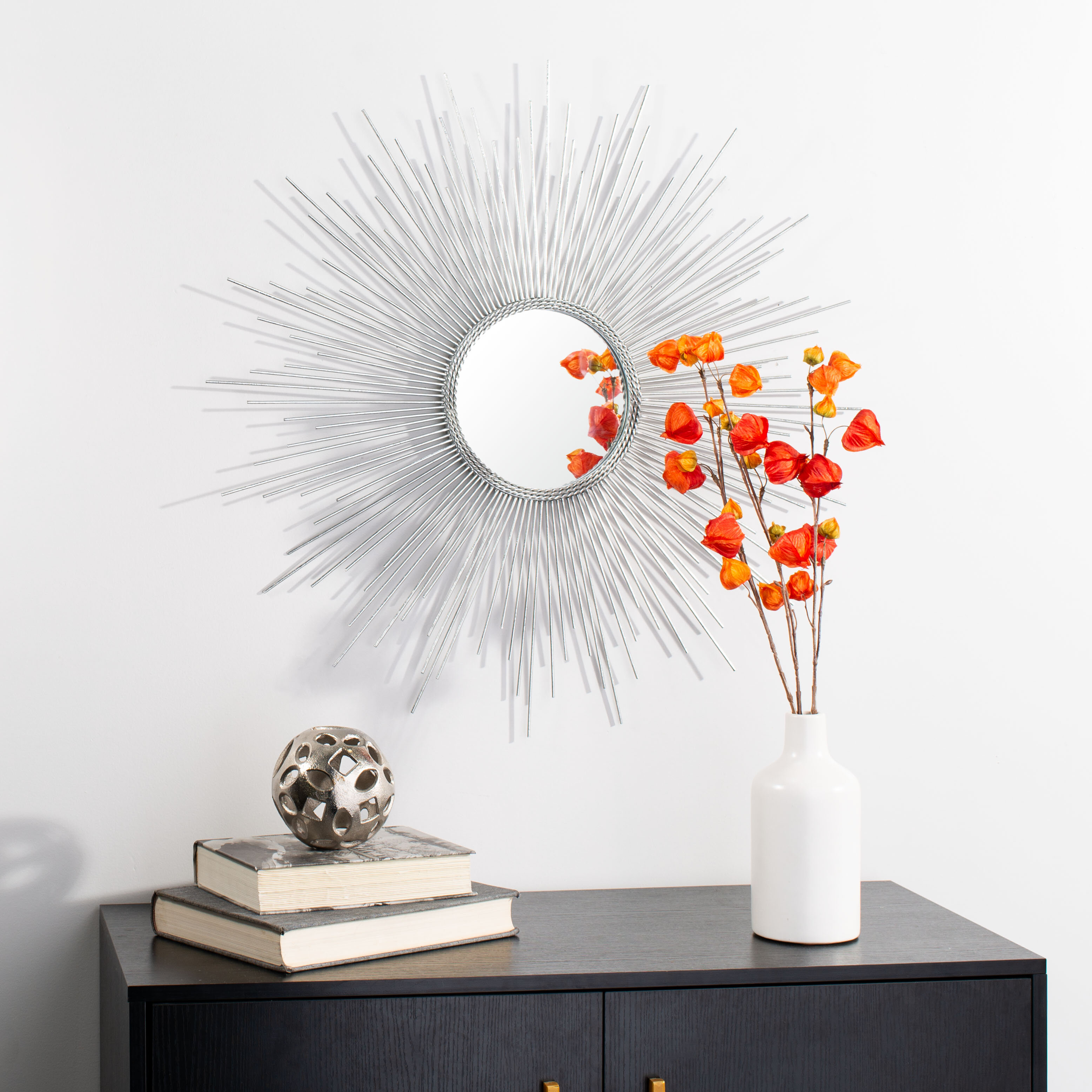 George Oliver Maite Sunburst Accent Mirror & Reviews | Wayfair