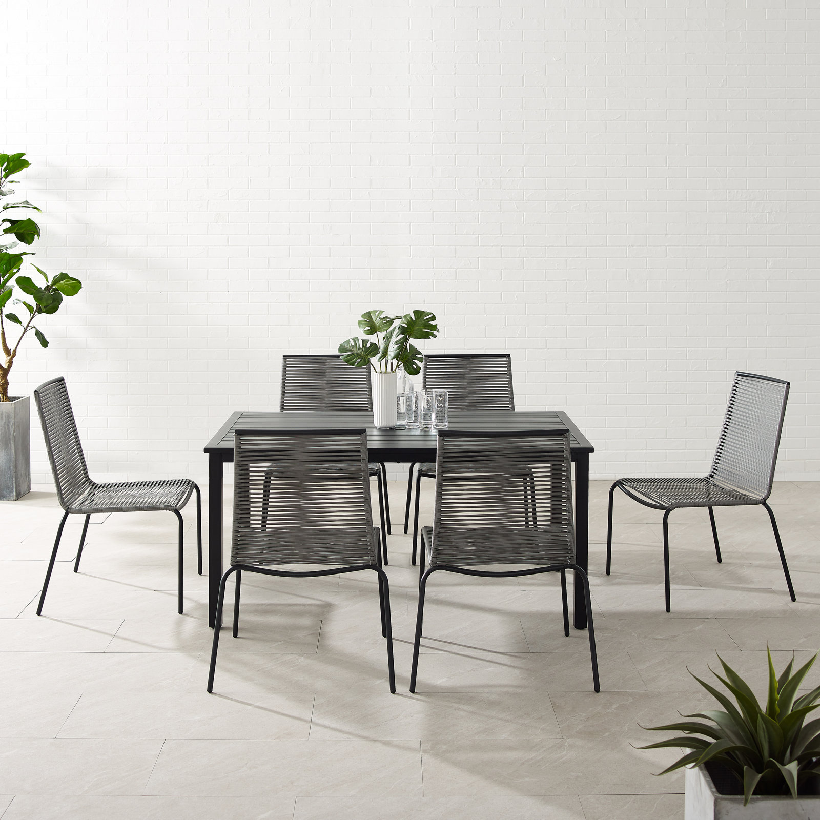 60" Patio Dining Set
