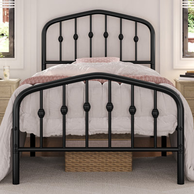 Valour Bed Frames Metal Platform Bed with Headboard