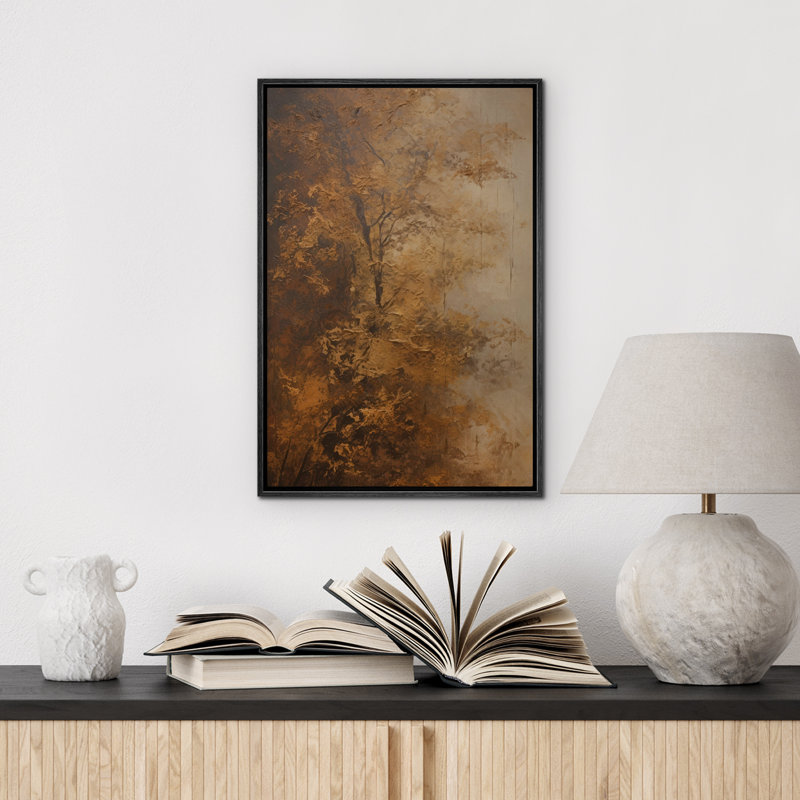 Automne, automne, branches d'arbre brun, feuilles, illustrations rustiques, campagne française, Noir, H 24 po x l 16 po