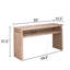 Console 59 po, console rustique moderne, table d'entrée étroite, table de canapé en bois, table de couloir avec rangement
