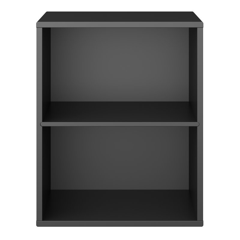 Keep 56cm H x 45cm W Standard Bookcase, Black