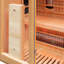 Metro Lane Indoor FAR Infrared Sauna with Remote Control in Hemlock
