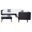 Ensemble de conversation modulaire avec coussins 4 pièces Chicago-1638421450
