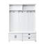 Banc de rangement pour chaussures 4 paires, rangement pour chaussures, banc à chaussures, armoire à chaussures pour hall d'entrée-1431374967