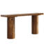 Console à pieds en bois épais