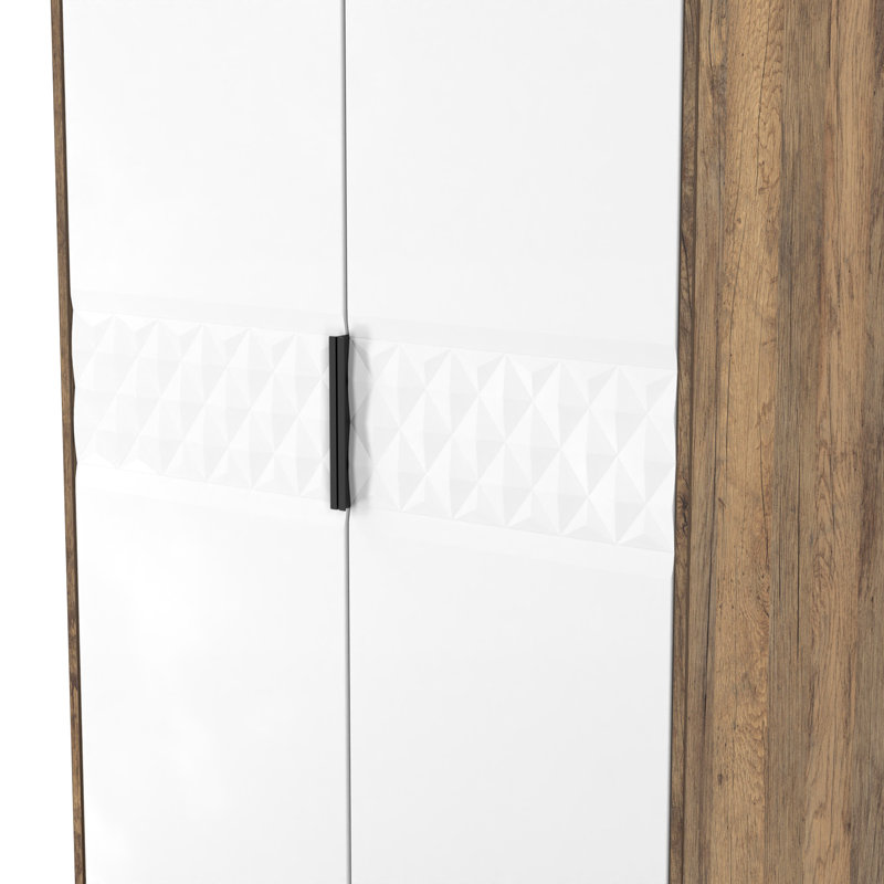 Tarkio Double Wardrobe, White