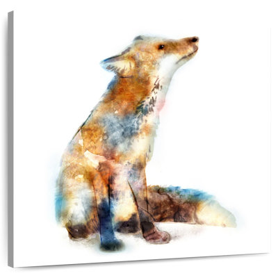 Crowle aquarelle renard