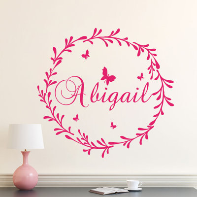Text & Numbers Non-Wall Damaging Wall Decal