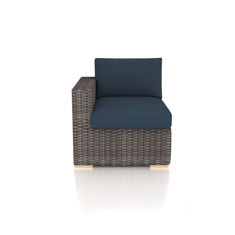 Chaise de terrasse avec coussins Sunbrella Marfik, Spectre indigo Sunbrella®